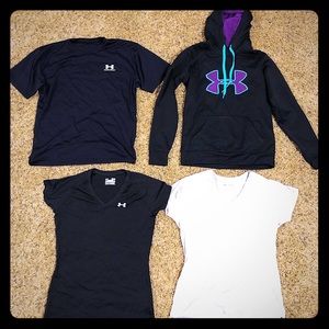 4 Underarmour Tops